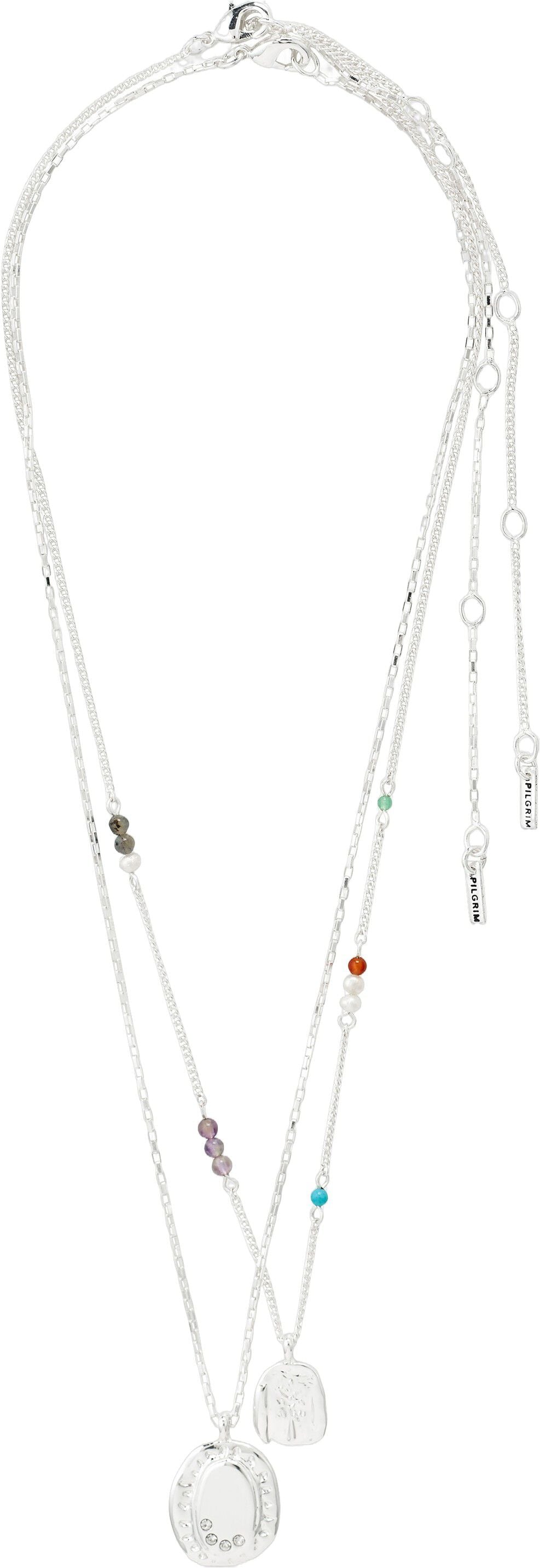 HERE necklace silver-plated