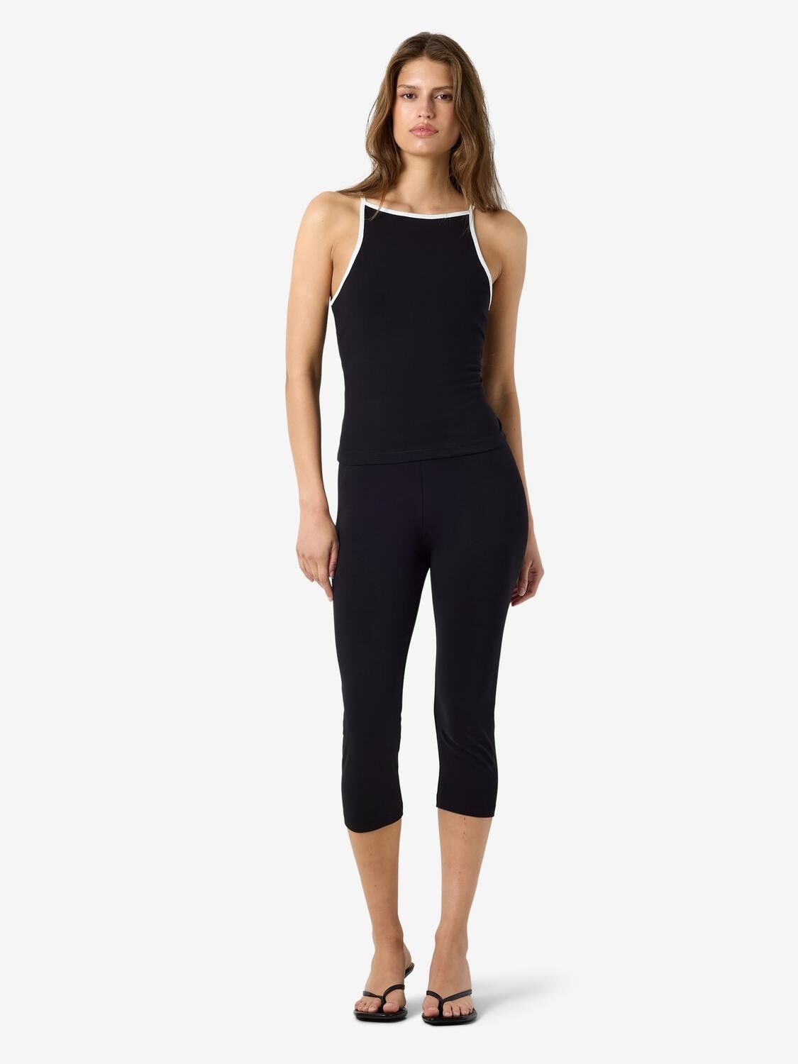 Nmella Singlet Contrast Tank Top Tnt/18
