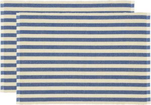 Spisebrikke 33x48 2-pak Statement Stripe Blue