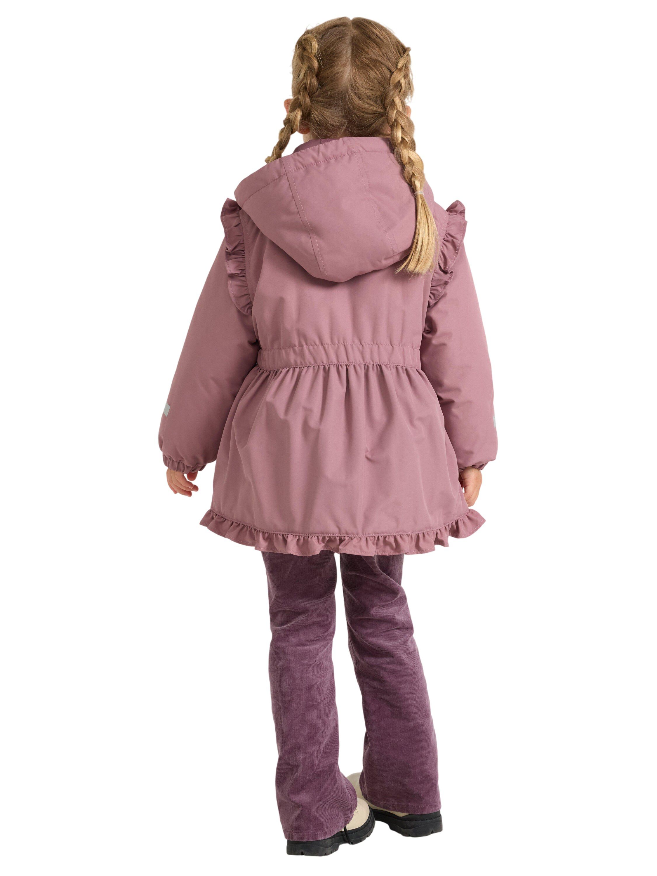 Jacket padded with frill
