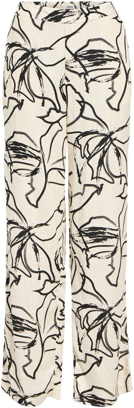 OBJSANNE ALINE WIDE PANT AOP NOOS