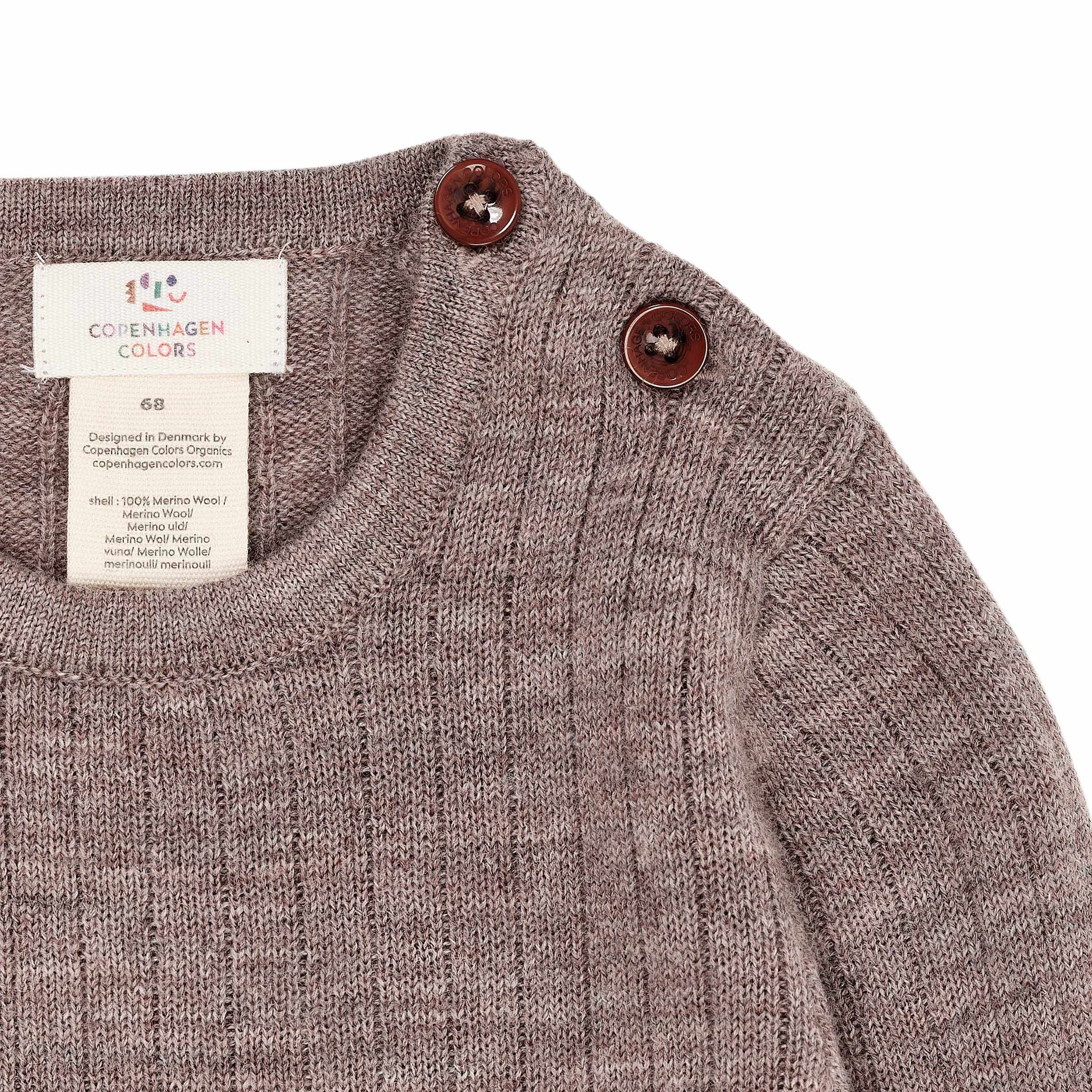 MERINO LS RIB BODYSTOCKING