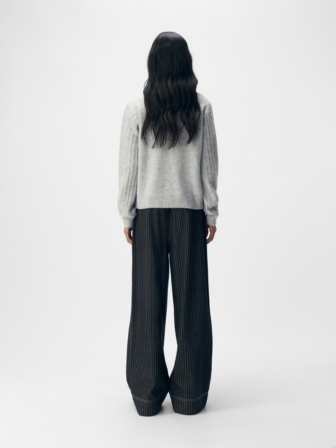 Objflora Re Ls Knit Button Cardigan Noos