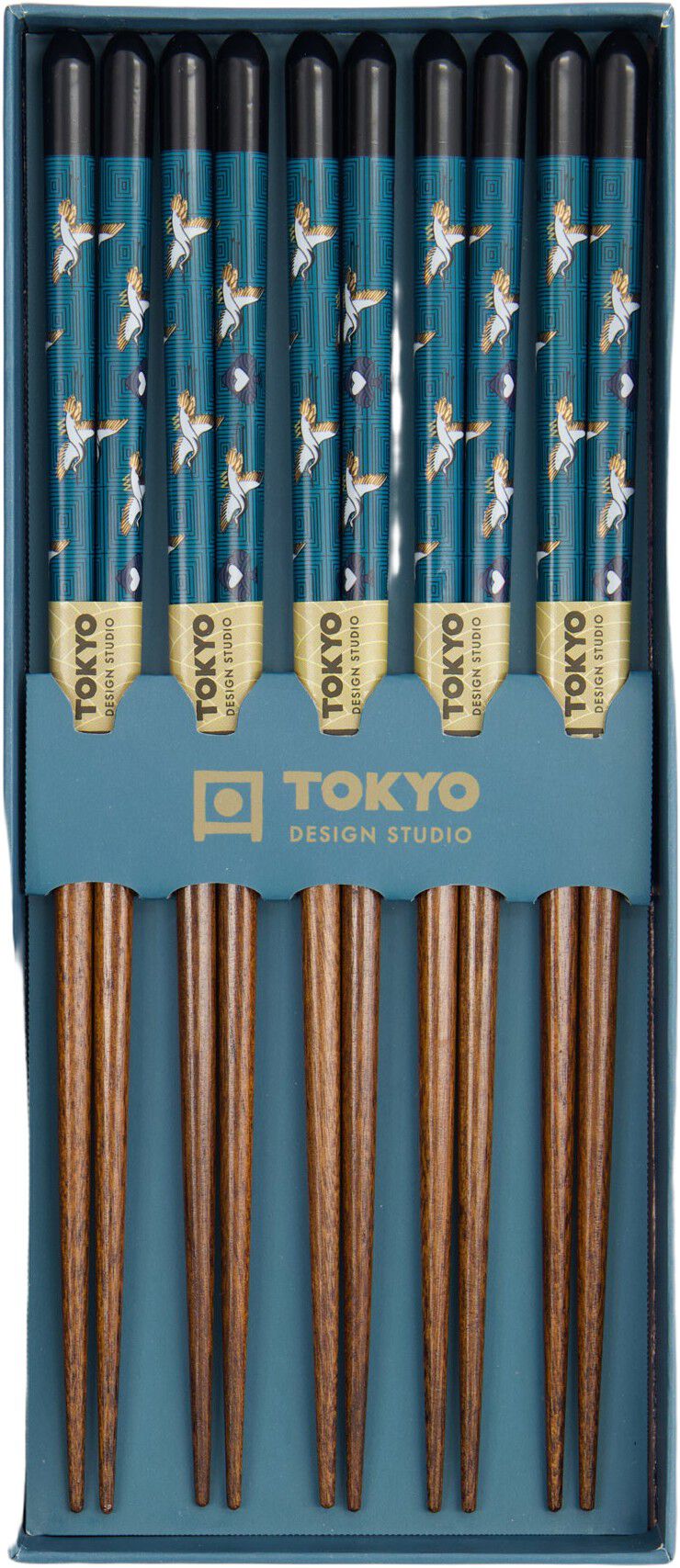Chopstick Giftset/5 Crane 33702 1/100