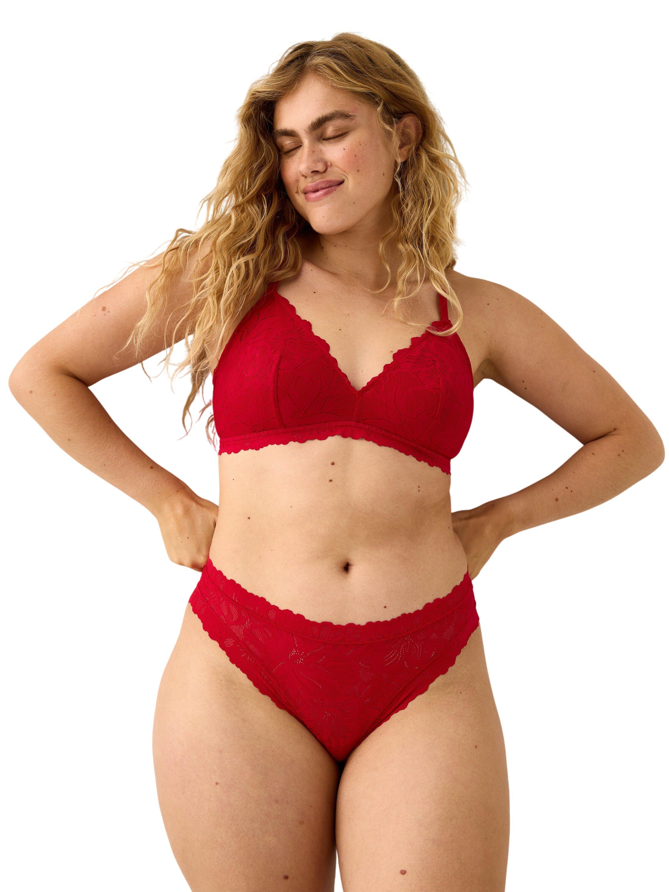 Brazilian trusser i bl&oslash;d og behagel