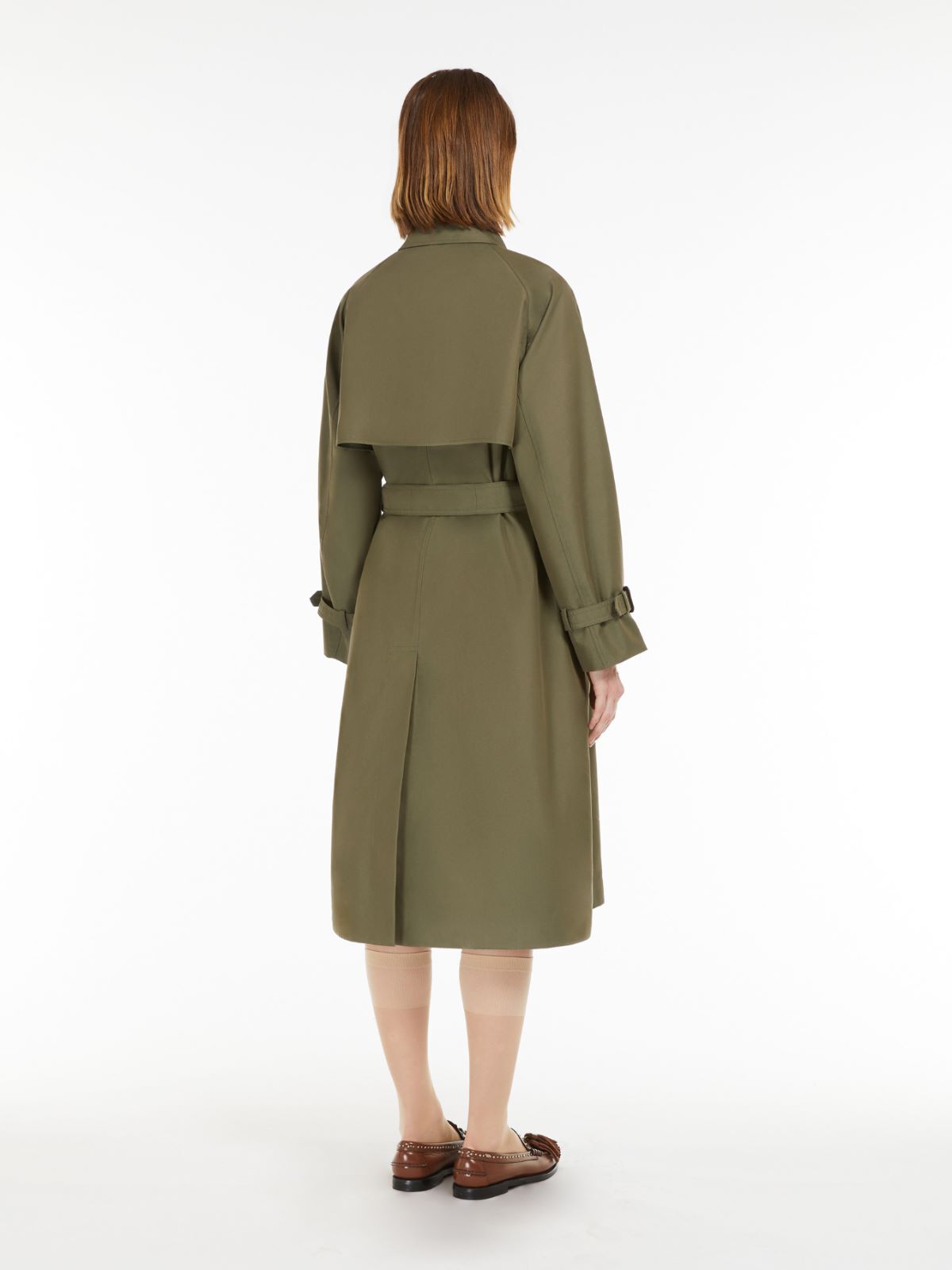 Reversible Water-repellent Canasta Trench Coat