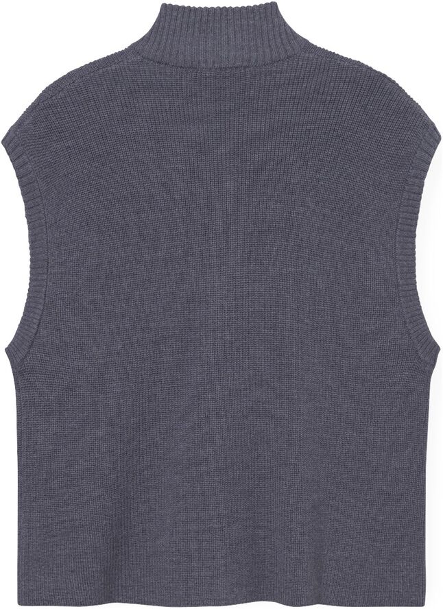 Wool Zip Vest Oslo