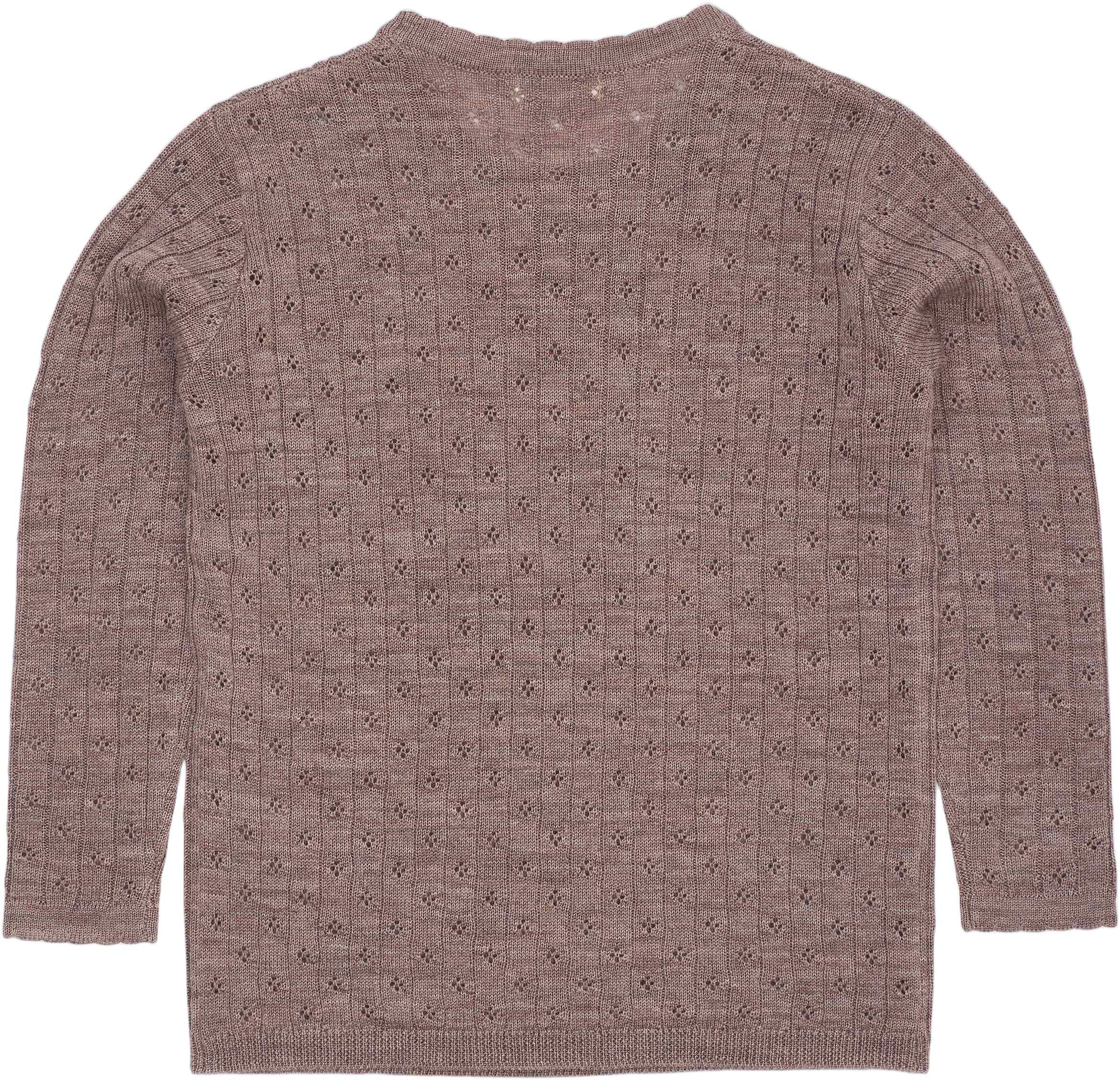 MERINO CLASSIC POINTELLE BLOUSE