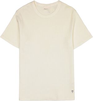 Regular waffle short sleeved crew neck t-shirt GOTS/Vegan