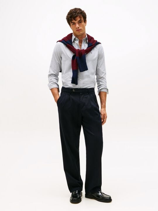 FLEX POPLIN MINI TARTAN RF SHIRT