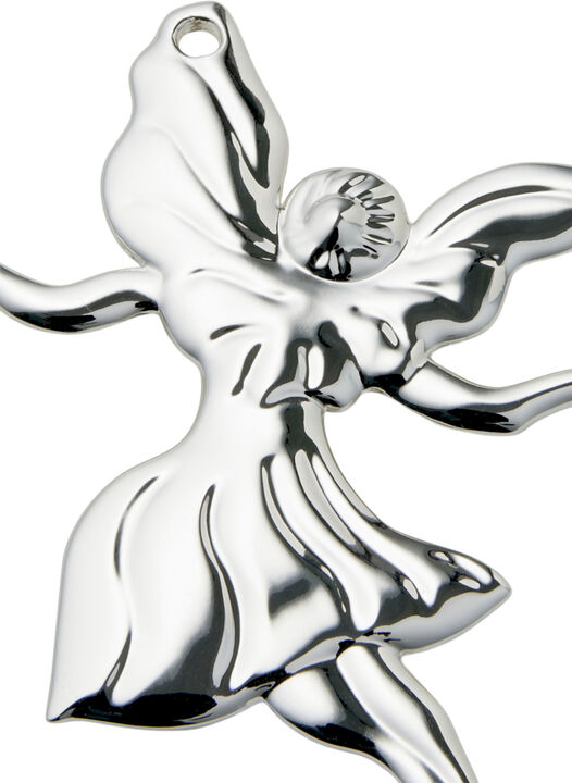 Dansende engel H7 forsølvet