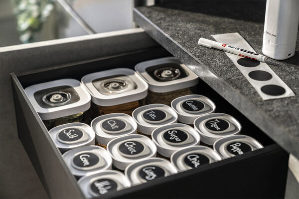 Fresh & Save CUBE Sæt S/M12 gennemsigtig-hvid