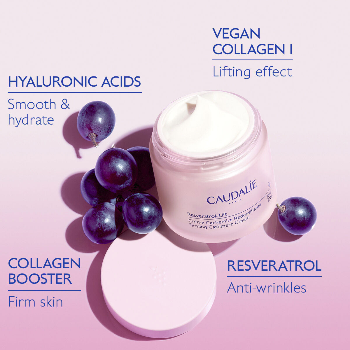 Caudal&iacute;e Resveratrol-Lift Firming Cashmere Cream Refill 50 ml