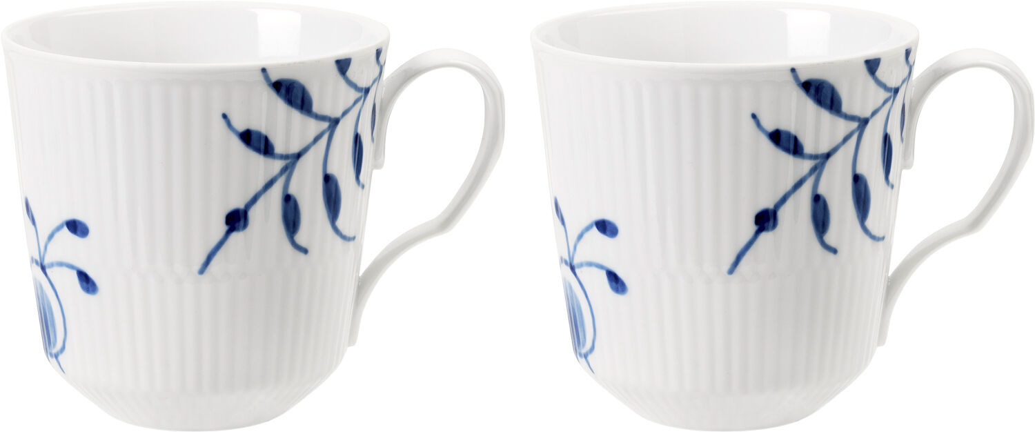 Bl&aring; Mega Riflet krus 35 cl 2-pak