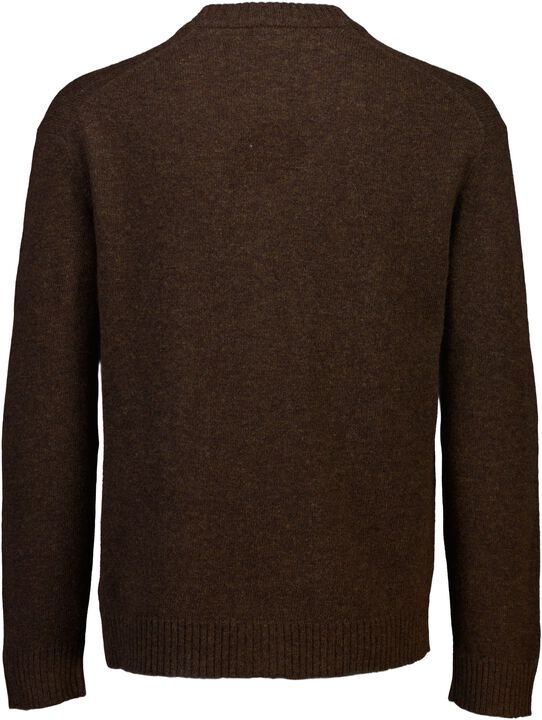 Lambswool button cardigan