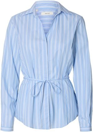 SLFHELGA REGULAR LS TIE SHIRT B