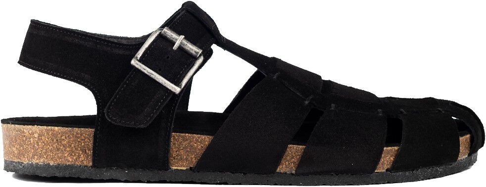 Sandal m. bl&oslash;d fodseng