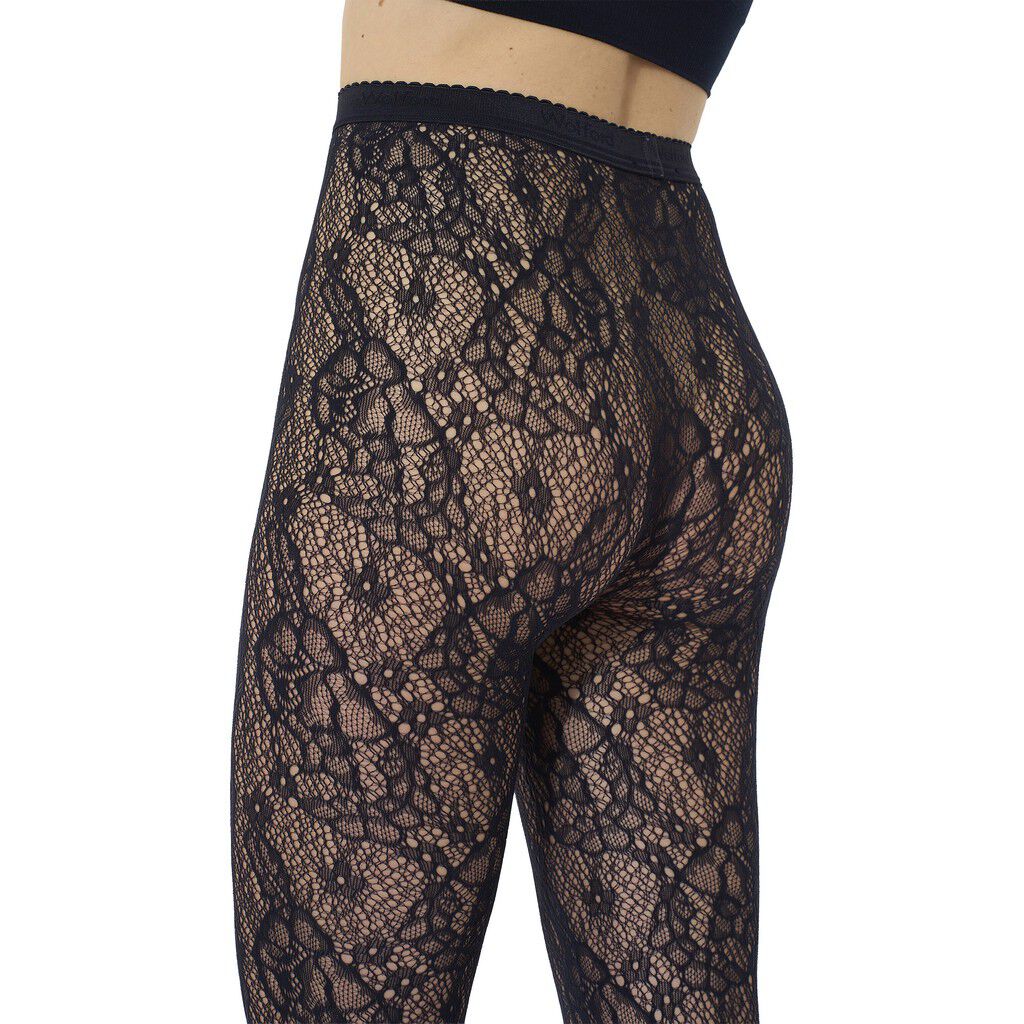 Infinite Rose Net Tights