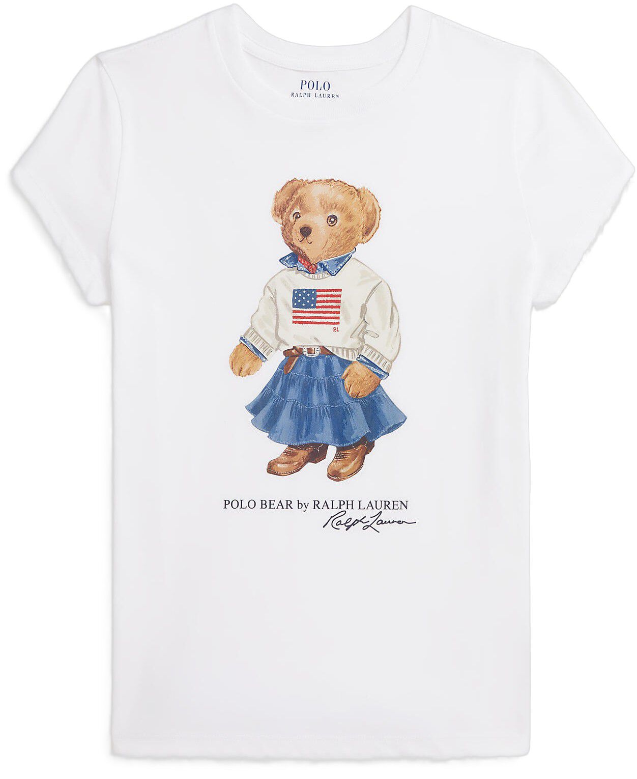 Polo Bear Cotton Jersey Tee