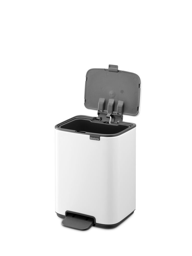 Bo pedalspand 4 ltr. - White