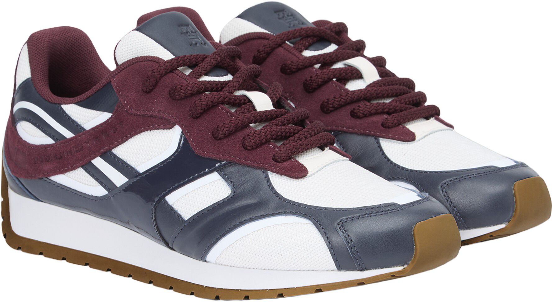 TH Monogram Leather Mixed Texture Trainers