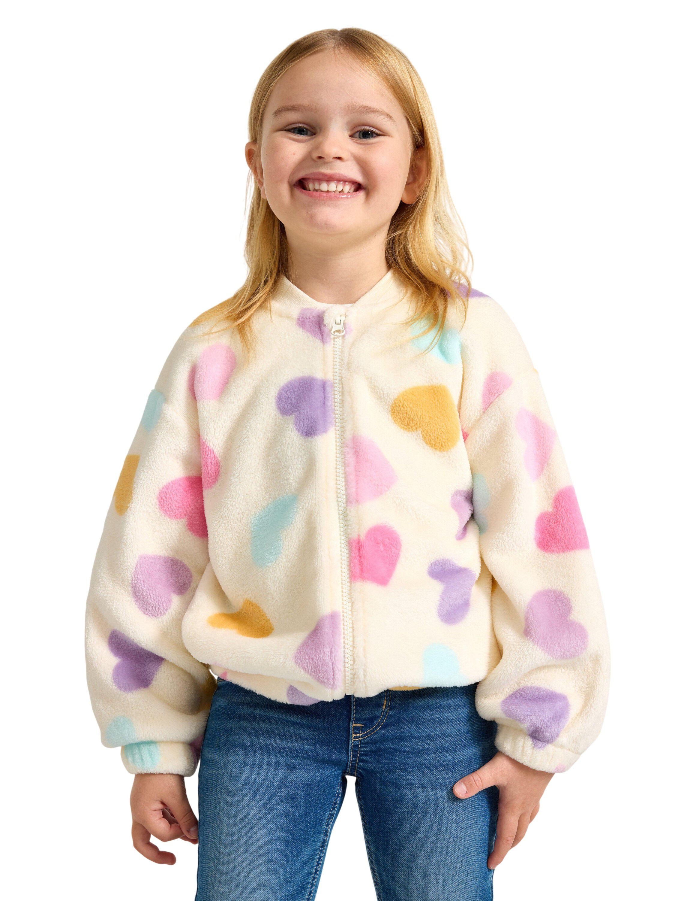 Soft and cosy fleece jacket with zi