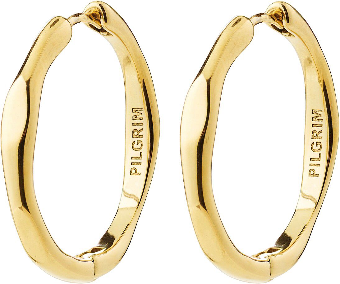 INNER hoop earrings gold-plated