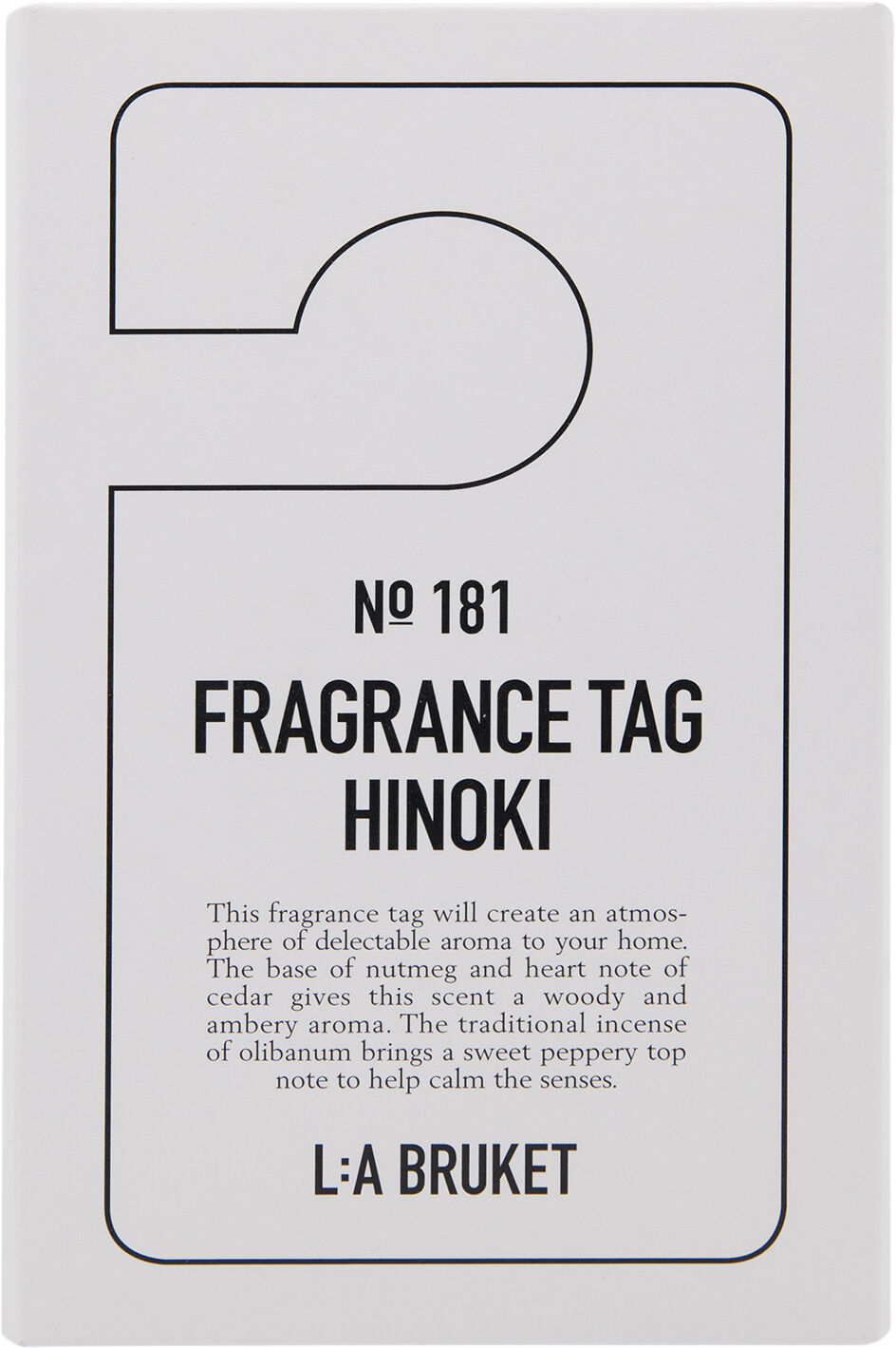 Fragrance Tag Hinoki