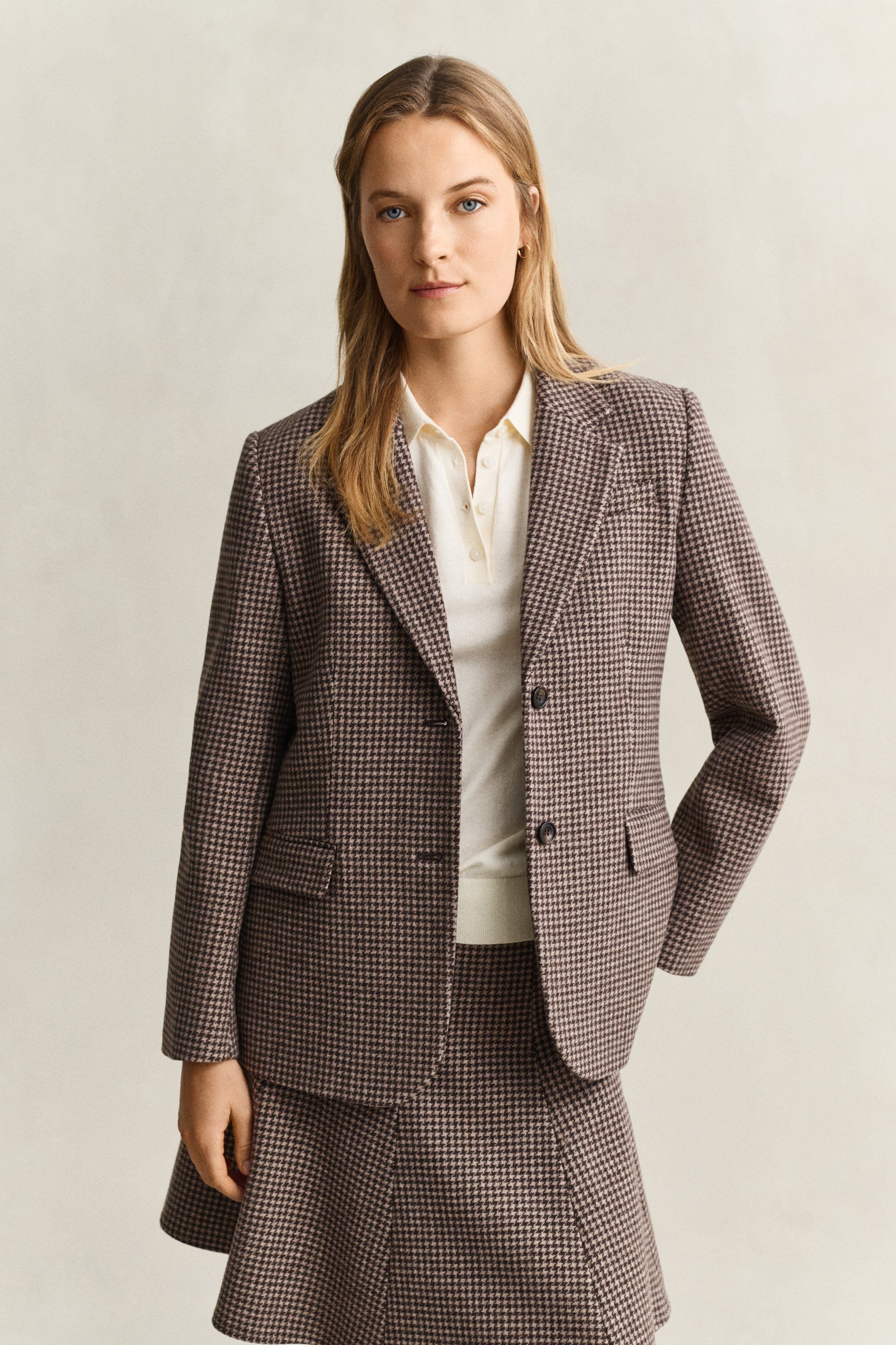 REG HOUNDSTOOTH BLAZER