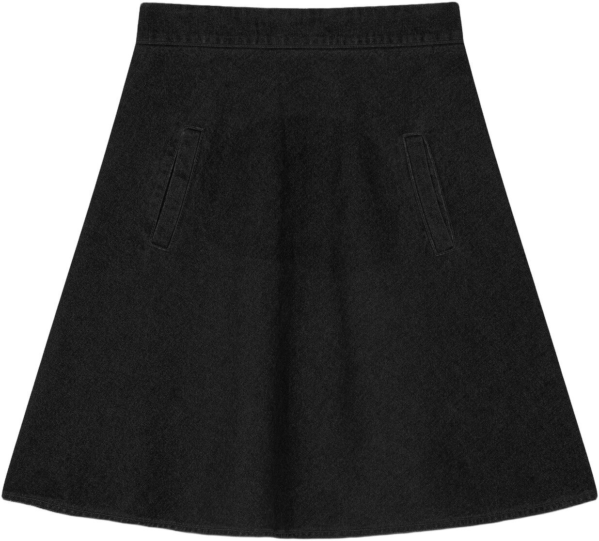 Dyed Denim Stelly Skirt