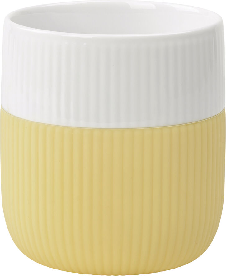 Fluted Contrast Mug 35cl Sunbeam