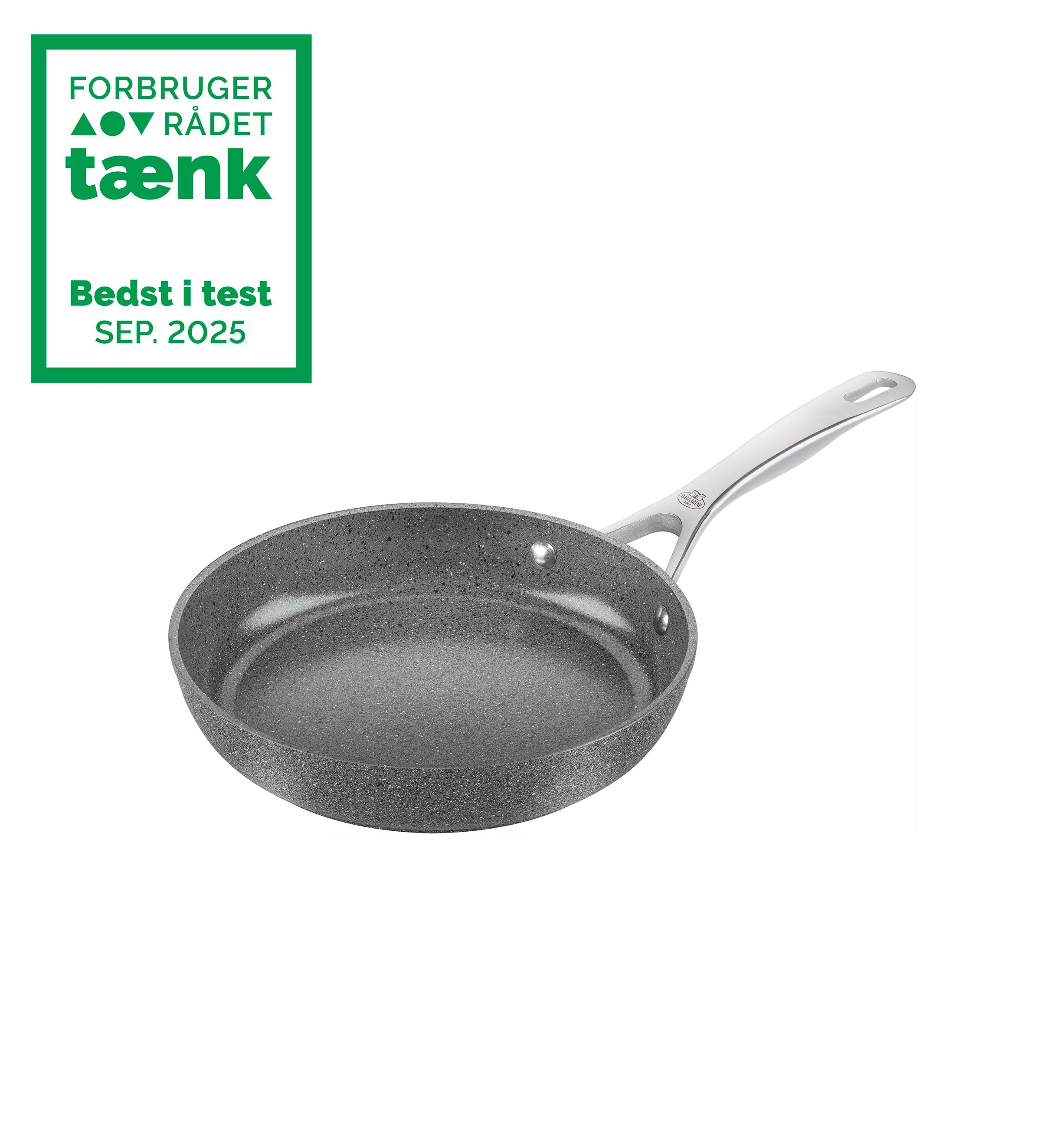 Salina Ceramic Stegepande, 24 cm, Aluminium, Titanium forst&aelig;