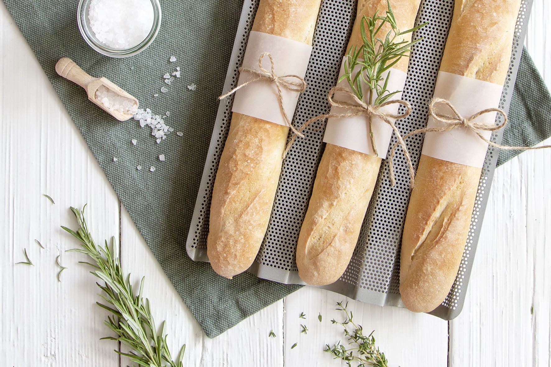 BAGUETTEFORM 37 x 24 cm / H 2,5 cm s&oslash;lv