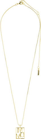 LOVE TAG, recycled MOM necklace gold-plated