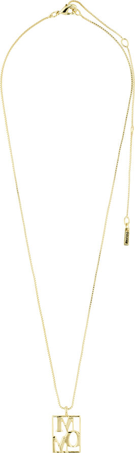 LOVE TAG, recycled MOM necklace gold-plated