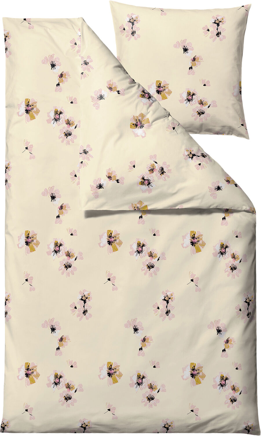 Sengesett 140x220 Flora Yellow