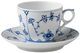 Blue Fluted Plain Cup and Saucer 17cl
