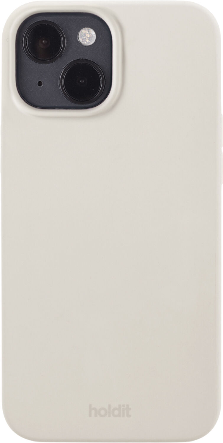 Silicone Case iPhone 15 Light Beige
