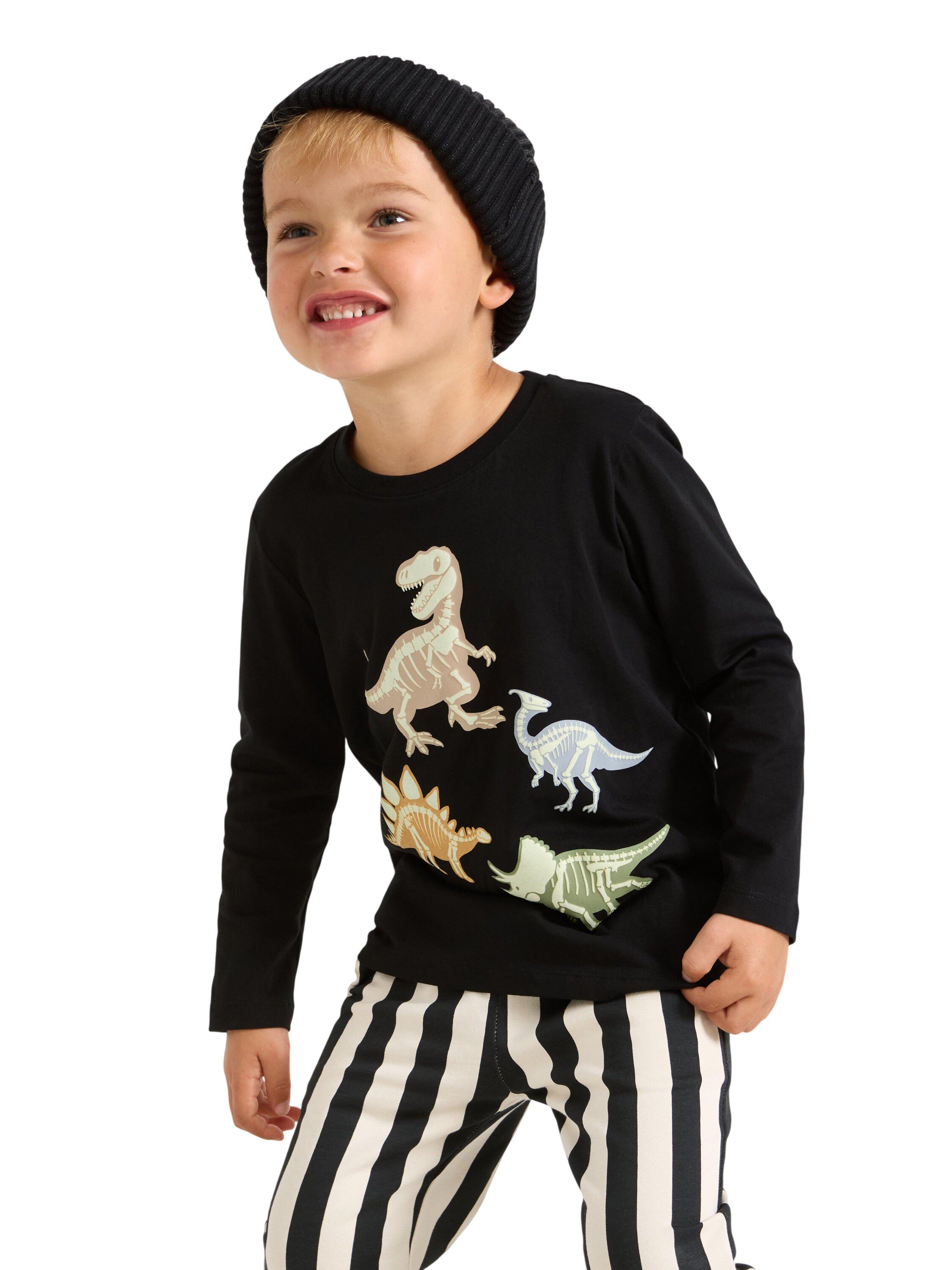 L&aring;ng&auml;rmad topp med sj&auml;lvlysande try