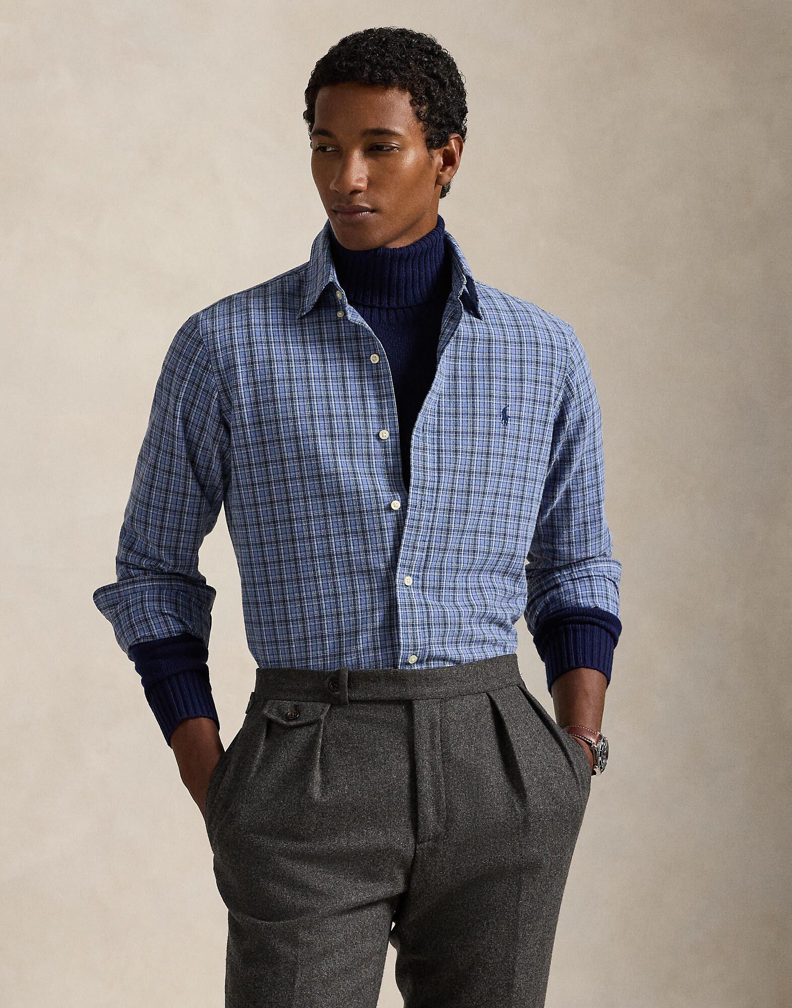 Custom Fit Brushed Oxford Shirt