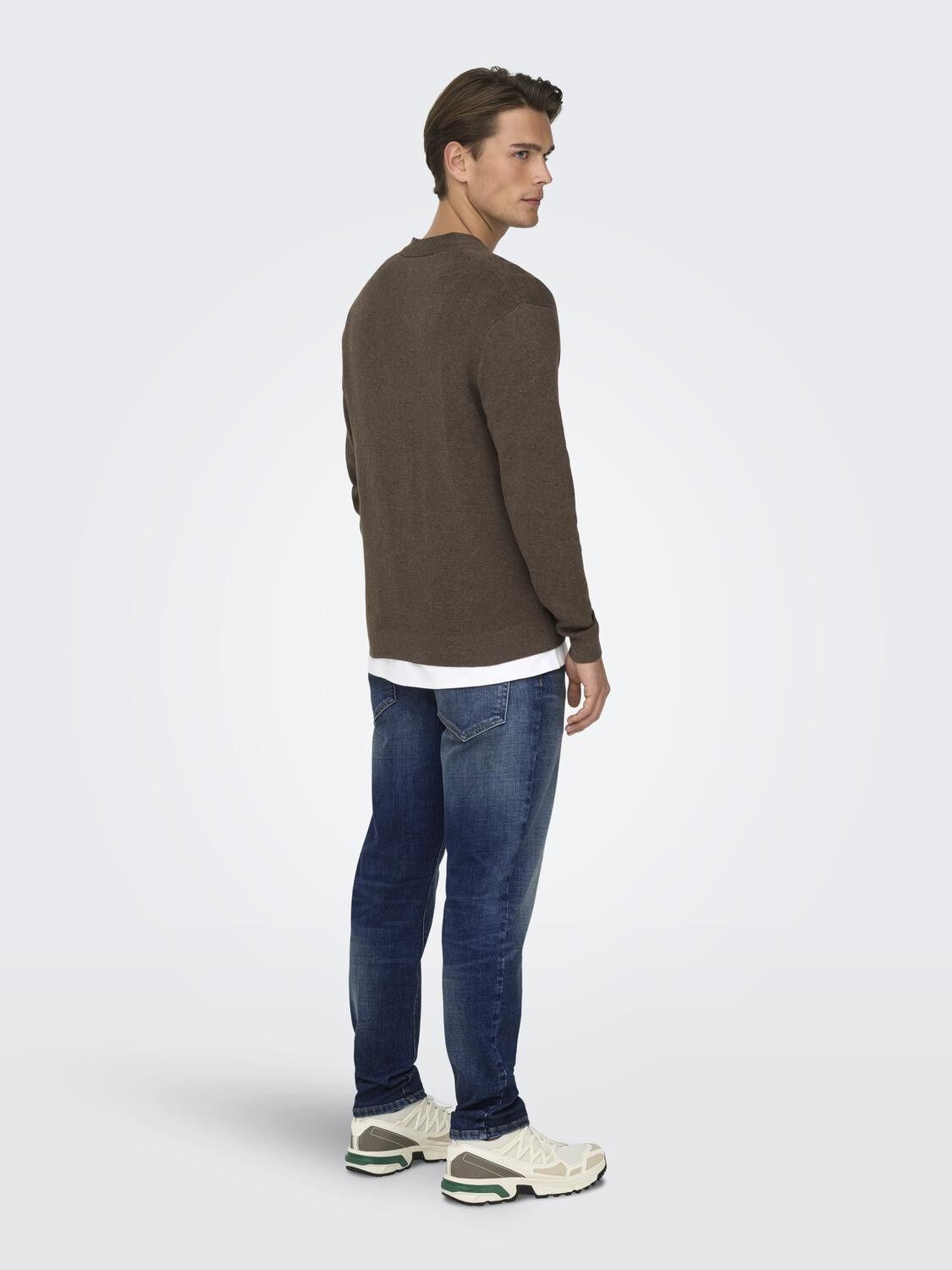 Onsting Life Reg Ls Cardigan Knit Noos