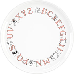 Moomin ABC asjett Ø 20 cm Moomin salmon