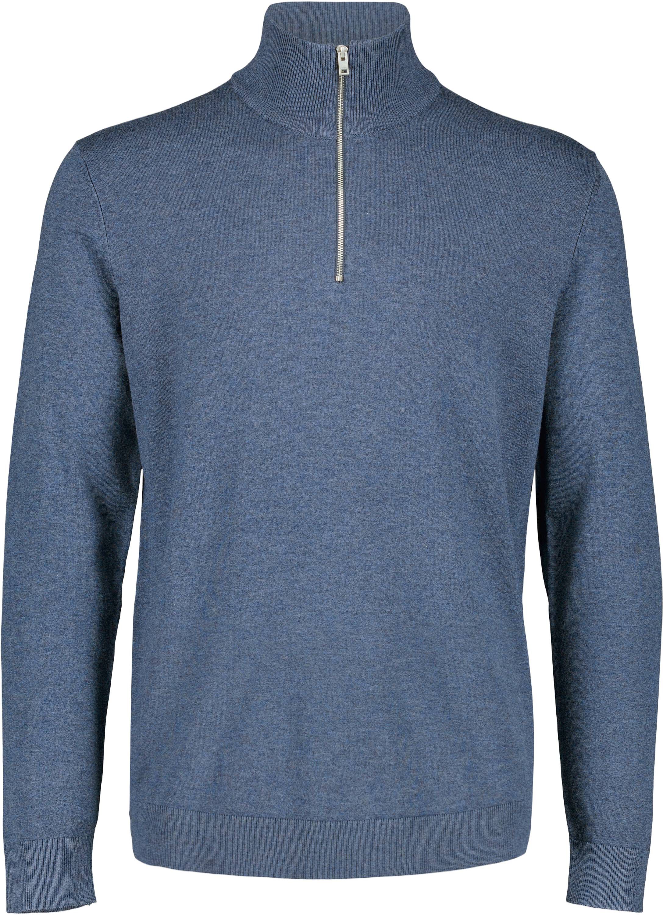 Soft viscose blend half zip