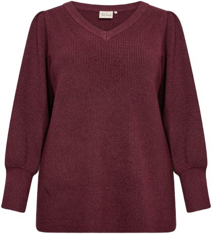 Curvy WA-NANINE 3 Bluse Rød