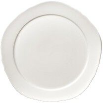 BREAKFAST PLATE WHITE SILHOUETTE