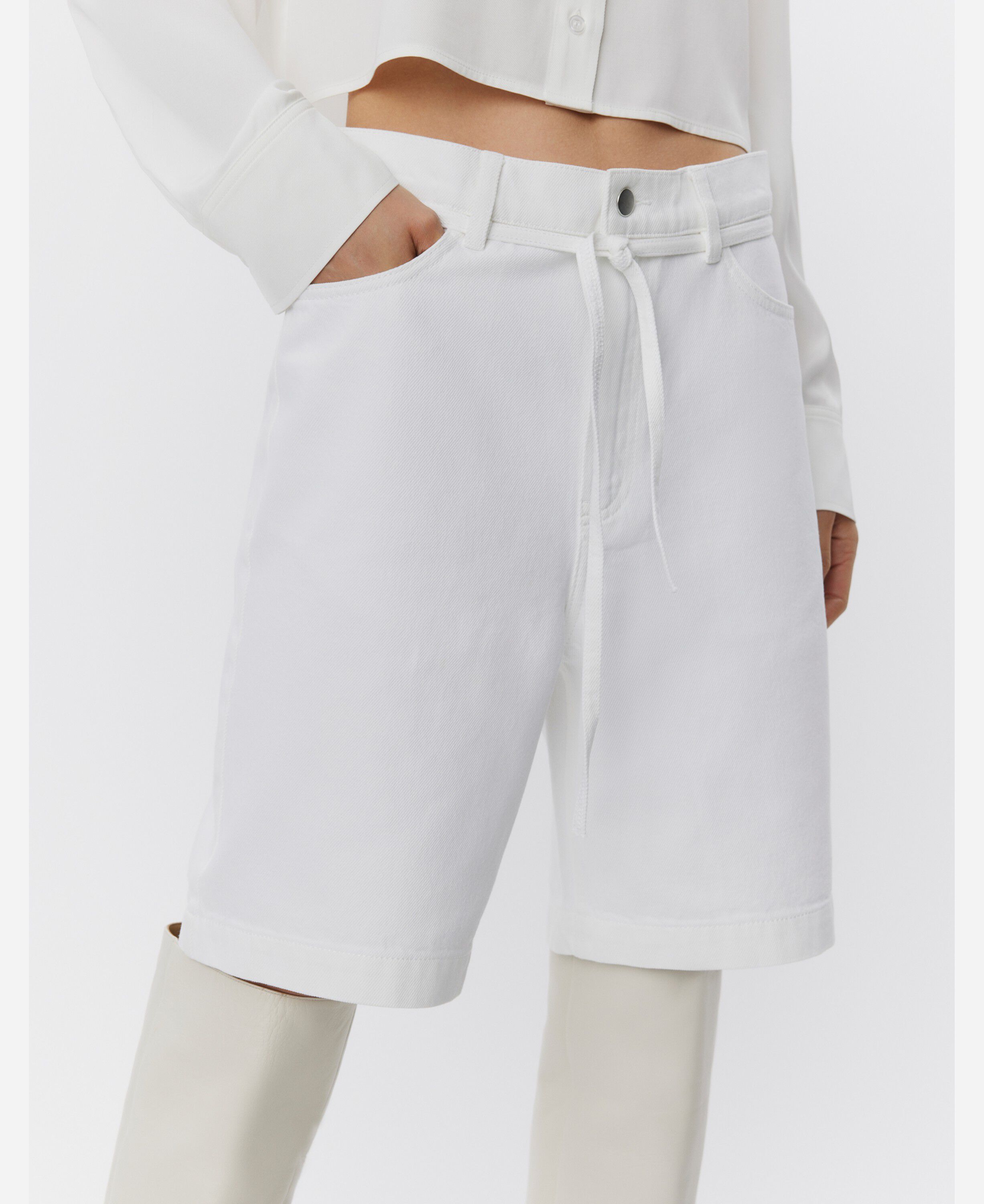 Elijah Shorts  Winter White Denim