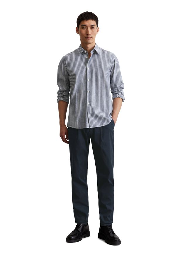 New kent collar, long sleeve, round