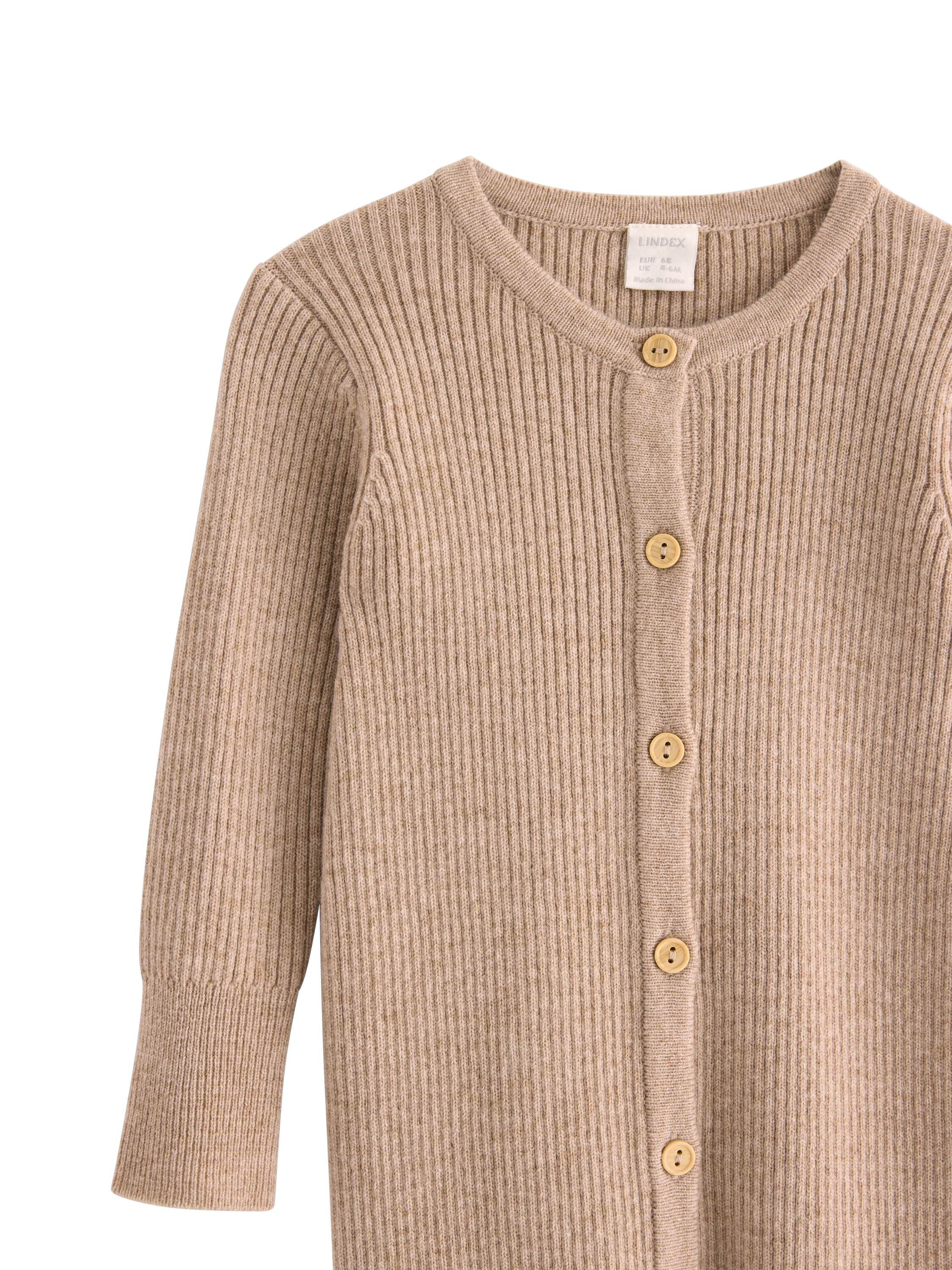 Cosy, ribbed jumpsuit in soft wool