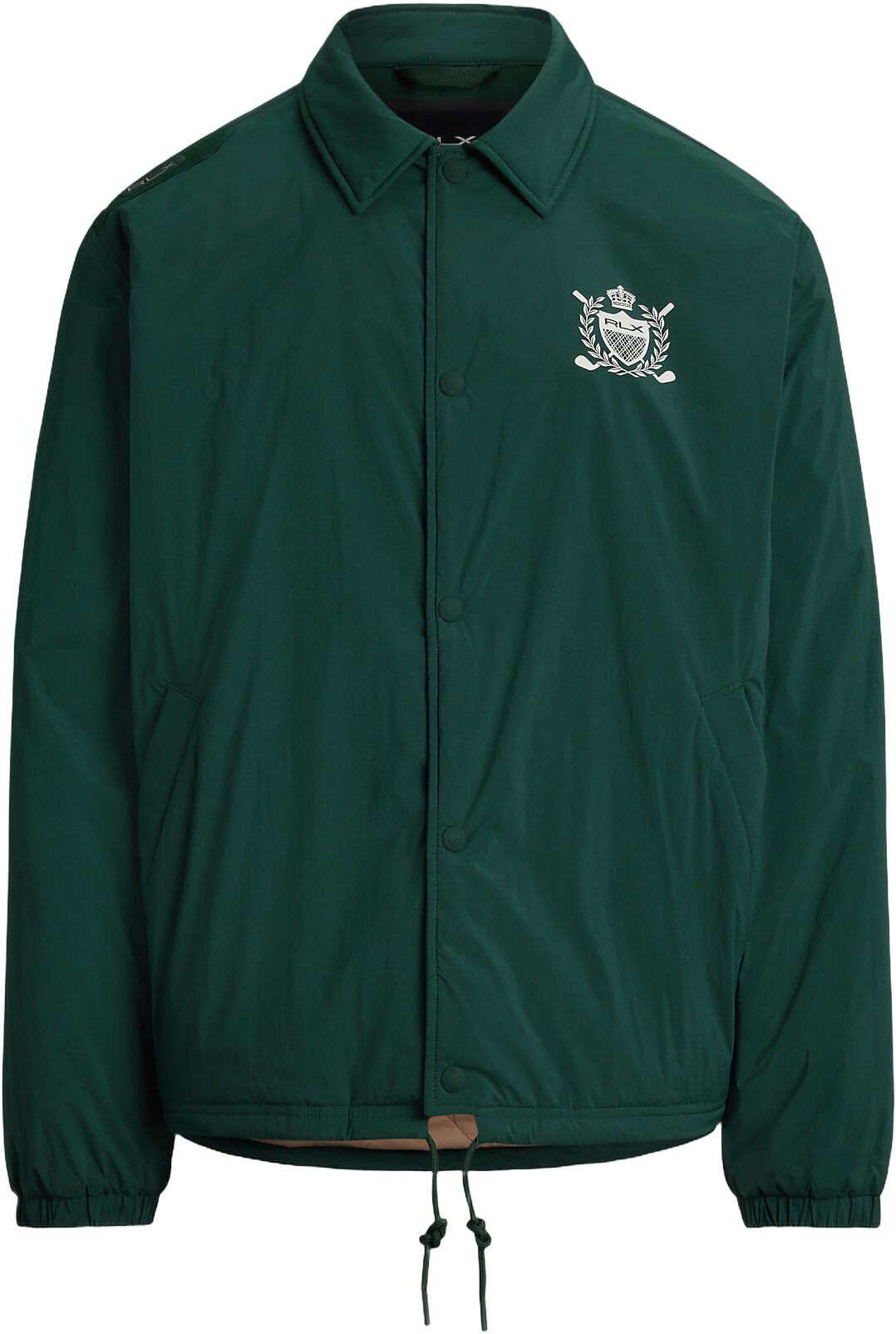 Crest-Print Coach&rsquo;s Jacket