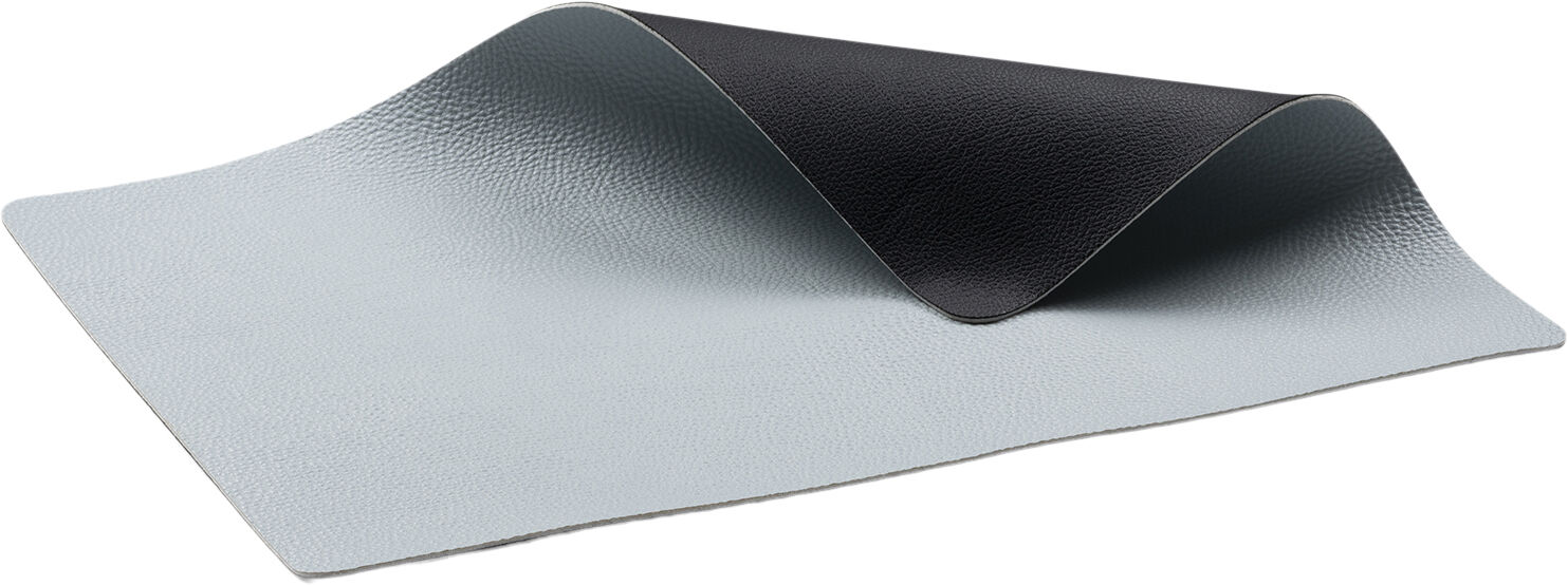 Spisebrikke 46x33 4 stk. Svart/Lysebl&aring;